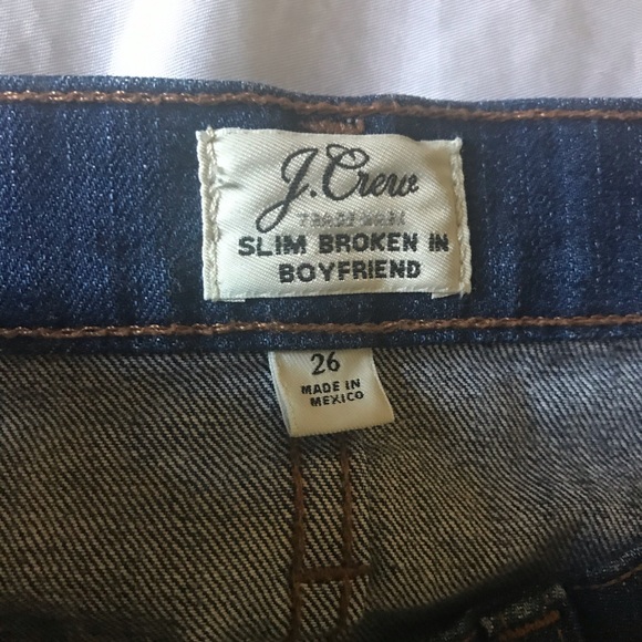 Jcrew Slim Broken in Boyfriend, 26 - Picture 2 of 4
